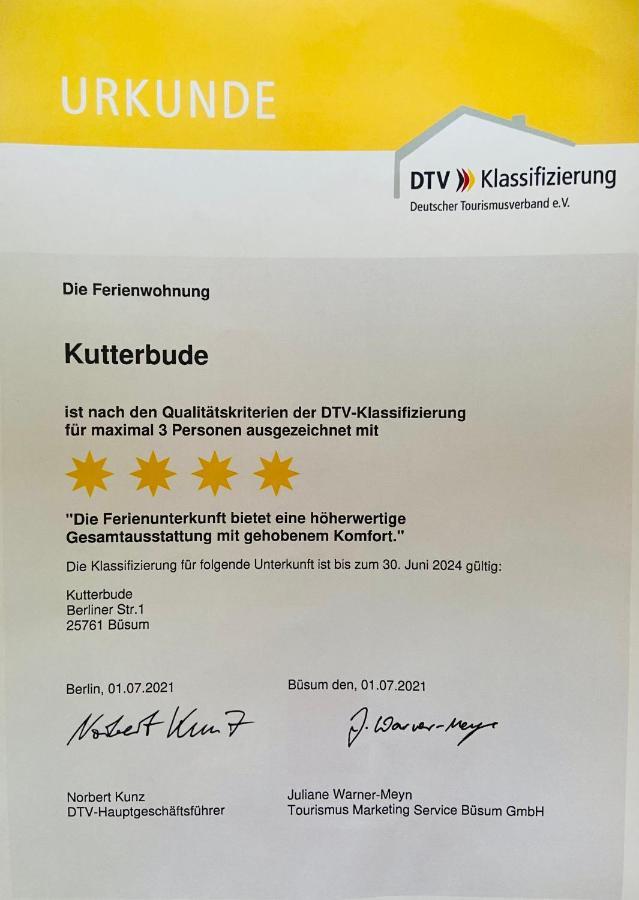 Kutterbude Buesum - Bude I Luaran gambar